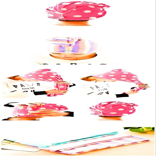2 PACK HollaDAZE multi color, light weight, anti frizz microfiber hair drying towels for women. Long hair/short hair shower hair drying cap