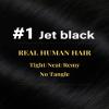 Hetto Tape in Hair Extensions Real Human Hair Black Tape in Extensions Real human hair Double Sided Tape ins Human Hair Extension Jet Black Soft Straight 16Inch 50g 20pcs view 3