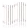 800pcs Cotton Swabs, Double Tipped Cotton Buds with Paper Stick, 4 Packs of 200 Pieces, Pointed Shape view 1