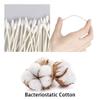800pcs Cotton Swabs, Double Tipped Cotton Buds with Paper Stick, 4 Packs of 200 Pieces, Pointed Shape view 2