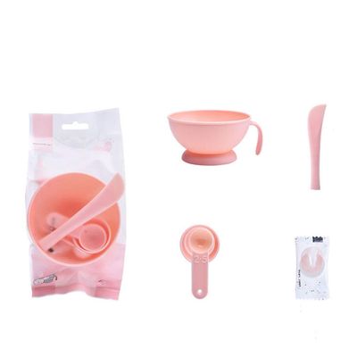 Beaupretty Facial Mask Mixing Bowl Set Beauty Mask Bowl Silicone Measuring Cup Tool Set