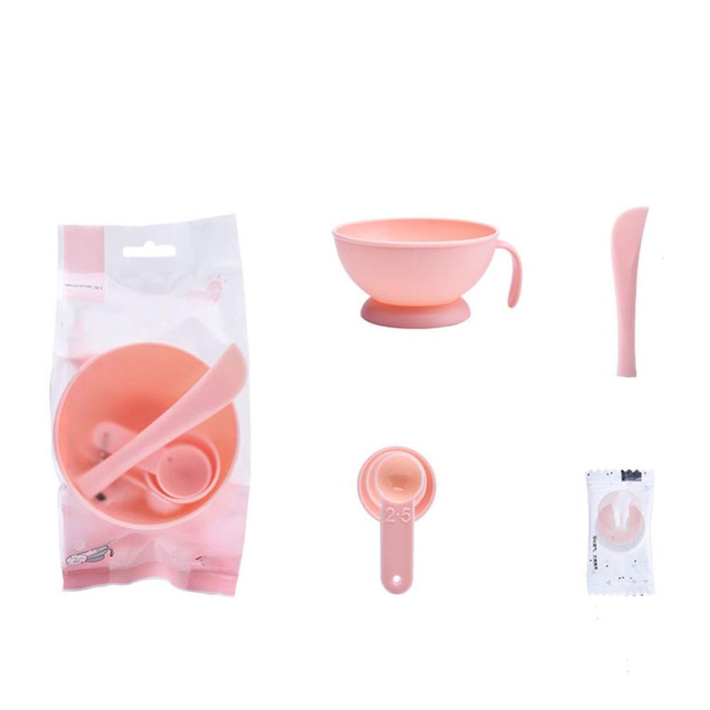 Beaupretty Facial Mask Mixing Bowl Set Beauty Mask Bowl Silicone Measuring Cup Tool Set