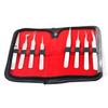 Premium O.R Grade 8 Pc Swiss Jeweler Style Precision Micro Forceps Tweezers Set Kit (Laja Imports Brand) for Educational Use view 1