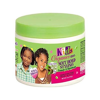 Africa's Best Kids Organics Soft Hold Styling Pomade & Hairdress, 4 Oz