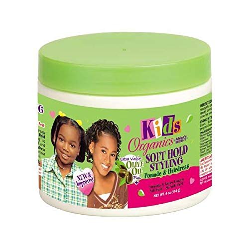Africa's Best Kids Organics Soft Hold Styling Pomade & Hairdress, 4 Oz