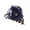 Flower Hair Claws Women Elegant Imitation Pearl Hair Clips Headwear Buns Hair Jewelry for Fashion Accessories (Navy) view 3