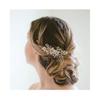 Campsis Wedding Bridal Hair Comb Bride Flower Hair Combs Pearl Bead Combs Crystal Rhinestone Combs Wedding Bride for Hair Accessories for Women and Girls (Gold) view 1