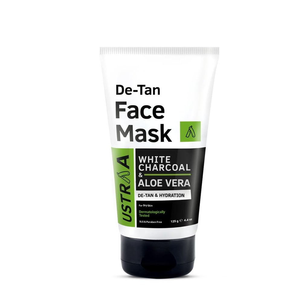Ustraa De-Tan Face Mask - Dry Skin - 4.40 Oz