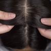 100% Remy Human Hair Silk Base Top Hairpieces Replacement Toppers for Women 3 BB Clip in Hair Extensions 8 x 12 cm Natural Black 30 cm / 12 Inch view 3