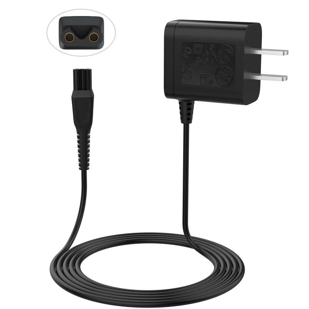15V Charger Power Cord Adapter Compatible with Philips Norelco HQ8505 9000 7000 5000 3000 Older Shaver Series, Multigroom MG5750 MG7750 MG7770 MG7790 S9987 Electric Shaver Razor Trimmer Charging Cord
