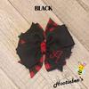 Buffalo Check Plaid Monogram Hair Bow view 2
