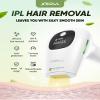 XSOUL At-Home IPL Hair Removal for Women and Men Permanent Hair Removal 999,999 Flashes Painless Hair Remover on Armpits Back Legs Arms Face Bikini Line, Corded view 2