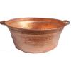 Portable Polished Copper Pedicure Foot Bowl view 2