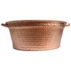 Portable Polished Copper Pedicure Foot Bowl view 3