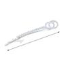 2.75 inches Long Elegant Hair Bobby Pin with Rhinestone for Women - Set of 4 Silver view 2
