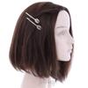2.75 inches Long Elegant Hair Bobby Pin with Rhinestone for Women - Set of 4 Silver view 3