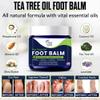 FOOT CURE Tea Tree Oil Balm  Moisturizer for Dry Cracked Feet  Instantly Hydrates & Soothes Irritated Skin & Athlete's Foot  Best Care for Women and Men (Pack of 1) view 3