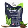 Tea Tree Oil Foot Soak with Epsom Salt - For Toenail Repair, Athletes Foot, Softens Calluses, Soothes Sore & Tired Feet, Nail Discoloration, odor Scent, Spa Pedicure Care - Made in USA 16 oz view 1