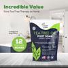 Tea Tree Oil Foot Soak with Epsom Salt - For Toenail Repair, Athletes Foot, Softens Calluses, Soothes Sore & Tired Feet, Nail Discoloration, odor Scent, Spa Pedicure Care - Made in USA 16 oz view 3
