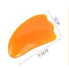 2 Pack Yellow Resin Triangle-double-open Gua Sha Massage Facial Tool Gua Sha Anti Aging Facial Skin SPA for Rejuvenate Skin Anti-wrinkle view 2