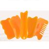 2 Pack Yellow Resin Triangle-double-open Gua Sha Massage Facial Tool Gua Sha Anti Aging Facial Skin SPA for Rejuvenate Skin Anti-wrinkle view 3