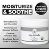 BeeFriendly Organic Penile Health Creme, USDA Certified Cream, Natural Moisturizer Aids With Dry, Chafed, Itchy, Irritated & Sensitive Male Skin, 6 oz - (3 Jars in a box) view 3