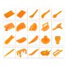 2 pack Yellow Resin Ingots-shape Gua Sha Massage Facial Tool Gua Sha Anti Aging Facial Skin SPA for Rejuvenate Skin Anti-wrinkle view 4