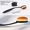 AKOAK 1 Count Toothbrush Type Foundation Make-up Brush, Used for Mixing Liquid, Face Cream or Flawless Powder Cosmetics, Black view 2