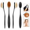 AKOAK 1 Count Toothbrush Type Foundation Make-up Brush, Used for Mixing Liquid, Face Cream or Flawless Powder Cosmetics, Black view 3