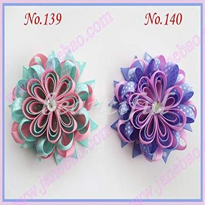 Utini 2017 310pcs 4.5'' Girl Boutique Modern Style B-Bird's Nest Hair Bow Clip Hair Accessories