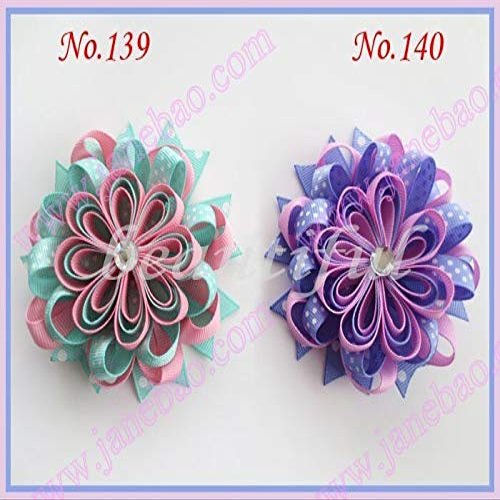 Utini 2017 310pcs 4.5'' Girl Boutique Modern Style B-Bird's Nest Hair Bow Clip Hair Accessories