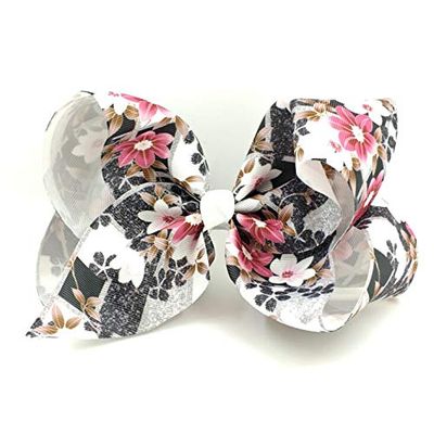 Utini 70pcs Shipping Large Hair Bow (Black) Bodacious Bow Blue White Black Grosgrain Bow Hair Clips