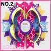 Utini 24pcs New Year Hair Bow Happy New Year Hair Clips Girl Hair Accessories Holiday Bow Gold and Black Hair Bows view 1