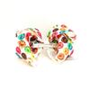 Utini Kimmy 120pcs Shipping Back to School Bow Name Bow School Hair Bow ABC Bow Rainbow Unicorn Ponytail Hairbow - (Color: White) view 3