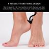 4 in 1 The Pedi Care Stick 4 Sided Pedicure Paddle Metal File and Emery Board Tool with Pumice Stone for Feet by DreamCut view 3