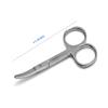 Baby Nail Scissors With Round Tip 4.5" Eyebrow, Dry Skin, Eyelash, Nose Hair For Men And Women Daily Use view 4