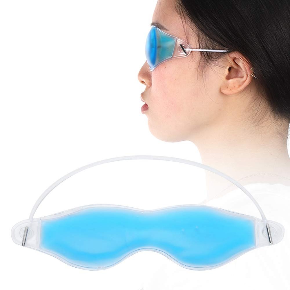Sonew Cooling Eye Mask, Gel Eye Mask for Hot Cold, Reusable Ice Cooling Sleeping Eye Dark Circles Remover for Puffy Eyes, Eye Puffiness, Stress Relief