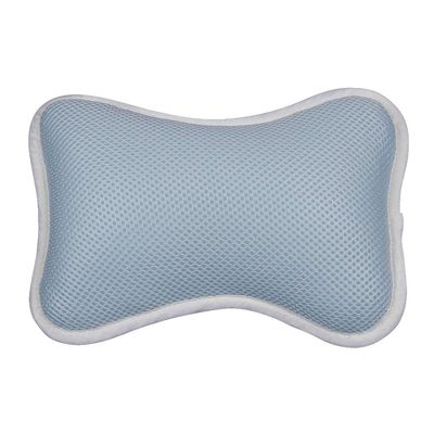 3D Mesh Spa Bath Pillow, Bathtub Pillow with 2 Suction Cups, Soft and Comfortable, Support Neck and Shoulder Headrest, for All Bathtub, Hot Tub, Jacuzzi