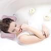 3D Mesh Spa Bath Pillow, Bathtub Pillow with 2 Suction Cups, Soft and Comfortable, Support Neck and Shoulder Headrest, for All Bathtub, Hot Tub, Jacuzzi view 3