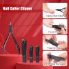 Manicure Set-Stainless Steel Nail Care Set-Professional Ingrown Toenail Clipper Grooming Tool-Pedicure Kit & Toe Nail Cutter-Thick Nail Scissors Toiletries with Cuticle Trimmer view 3