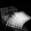 120 Grids Nail Jewelry Storage Box Acrylic Drawer Large Capacity Transparent Detachable Cosmetic Storage Makeup Jewelry Drawer Box view 2
