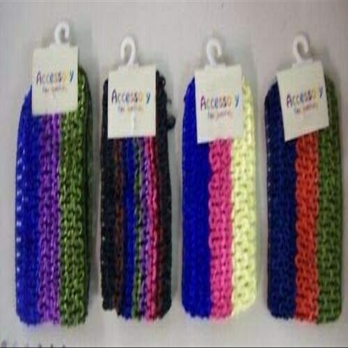 12 Pack New Headbands Sweatband Crochet Multi-Color (12)