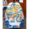 Red blue and white stripes Haircutting Capes, High Grade Japanese-Style Hairdressing Barber Cape Salon Apron Waterproof Hair Dyeing Cloth, B6 view 1