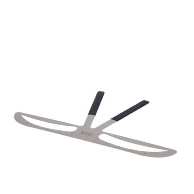 Utoolmart Eyebrow Shaping Ruler, Stainless Steel Eyebrow Ruler Measurement Tool, 3-Point Positioning Eyebrow Shaper Stencil, Reusable Eyebrow Template Makeup Tool Kit, Natural Eyebrow, 1 Pcs