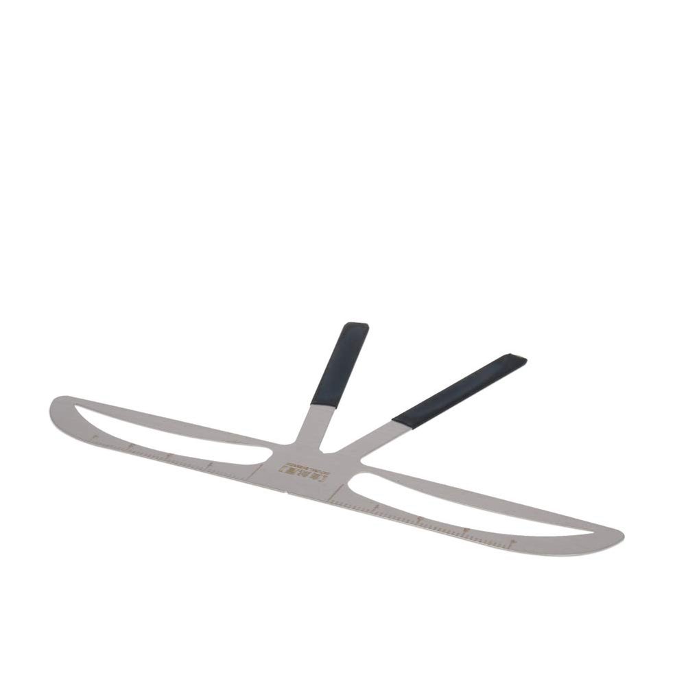 Utoolmart Eyebrow Shaping Ruler, Stainless Steel Eyebrow Ruler Measurement Tool, 3-Point Positioning Eyebrow Shaper Stencil, Reusable Eyebrow Template Makeup Tool Kit, Natural Eyebrow, 1 Pcs