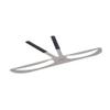 Utoolmart Eyebrow Shaping Ruler, Stainless Steel Eyebrow Ruler Measurement Tool, 3-Point Positioning Eyebrow Shaper Stencil, Reusable Eyebrow Template Makeup Tool Kit, Natural Eyebrow, 1 Pcs view 3