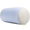 Microbead Bolster Neck Roll Pillow, Gently On Body, Head, Neck & Shoulders No Pain Rest, Relax Sleep - Silky Feel Prevent Wrinkles & Hair Breakage - Lightweight Cylinder Tube, 14" x 8", Silver Mist view 1