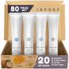 Infuse White Tea & Coconut Hotel Toiletries Bulk Set | 1-Shoppe Amenities Kit | 1oz Shampoo & Conditioner, Body Wash, Lotion | Travel Size | 80 Pieces view 1