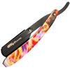 G4 Stainless Steel Straight Edge Barber Shaving Razor Blade for Close Shaving Men Replaceable Blades (Black Multi) view 2