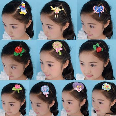 Utini 108pcs Pieces Different Shapes 2" Kids Girls Hair Bows Clips Hand Customize Hair Accessories